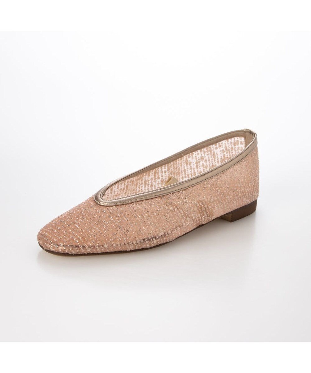 MODE ET JACOMO <MODE ET JACOMO>ストラップチュールフラットパンプス 