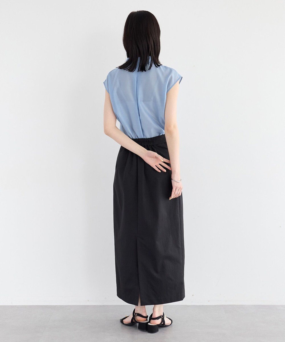 YECCA VECCA シアーボウタイブラウス 