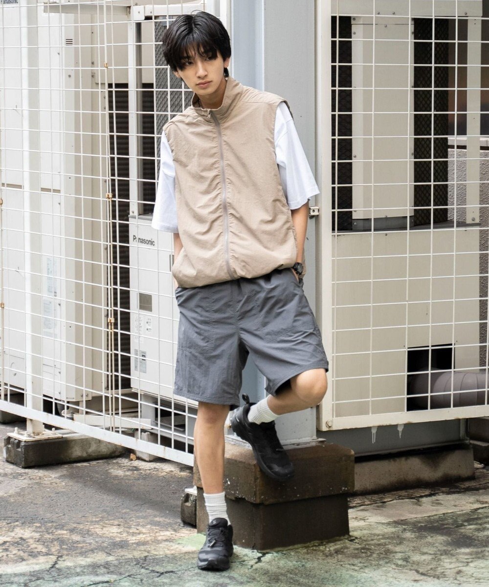 WEGO 【速乾/ウエストゴム/SMLサイズ】ナイロンイージーショーツ 