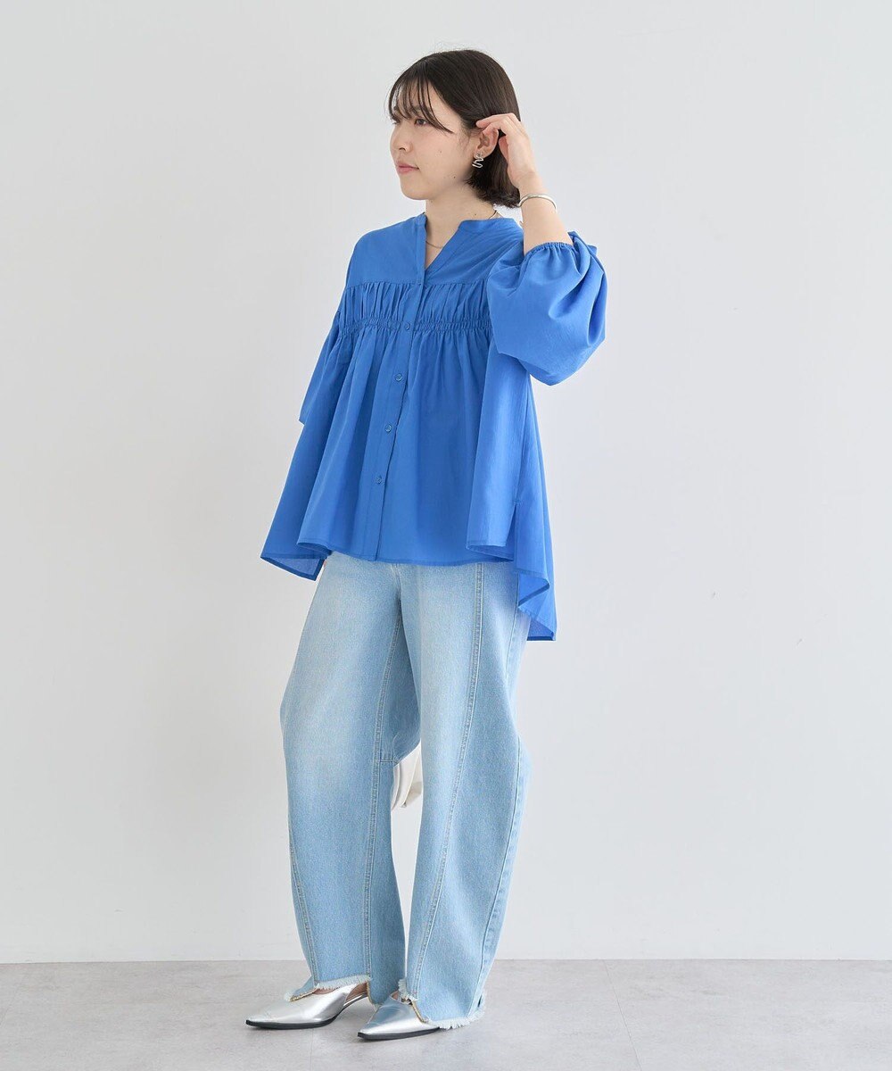 Green Parks シャーリングスキッパーシャツ 