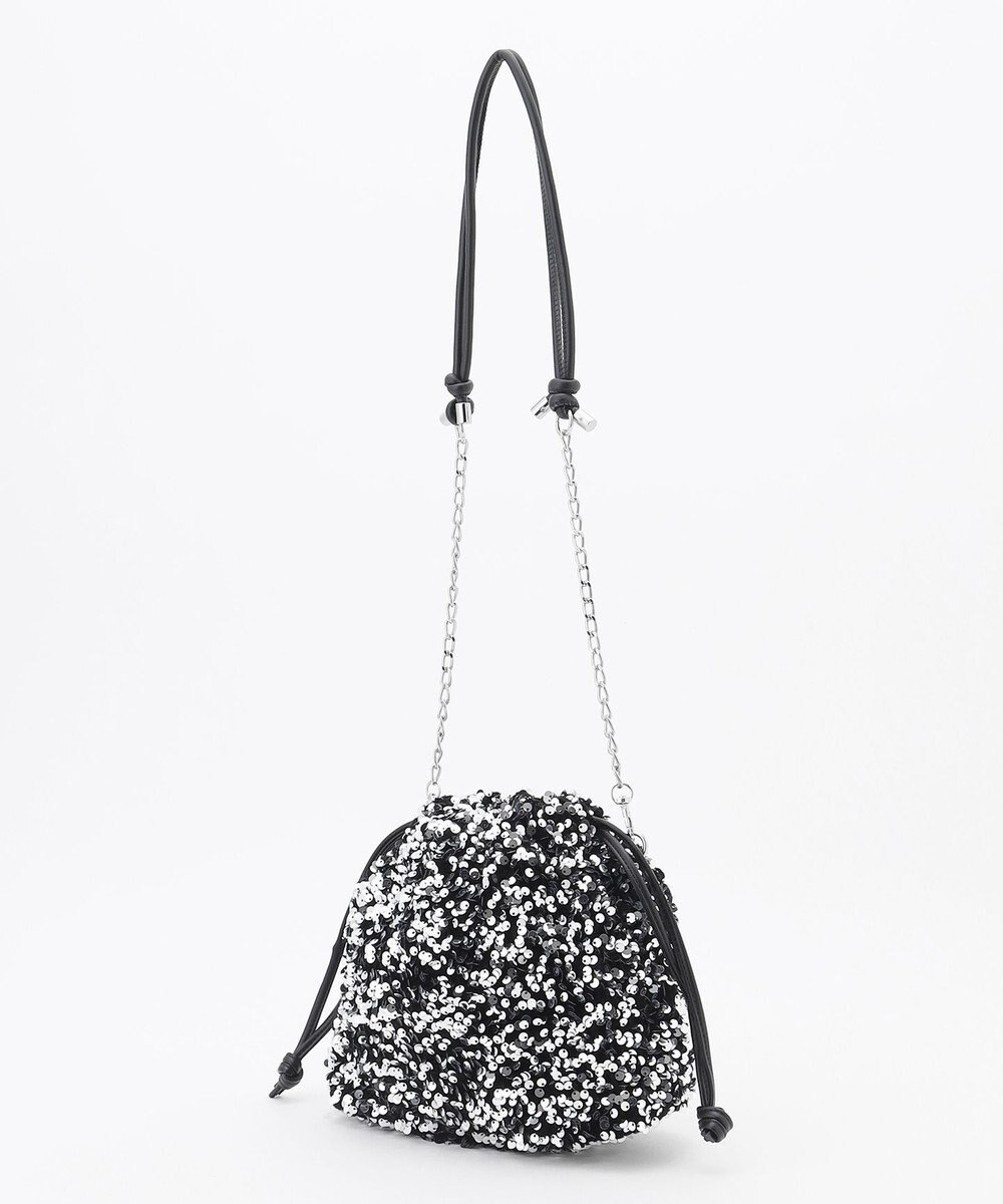 LA BAGAGERIE 【MONICA】スパンコール巾着ショルダー 
