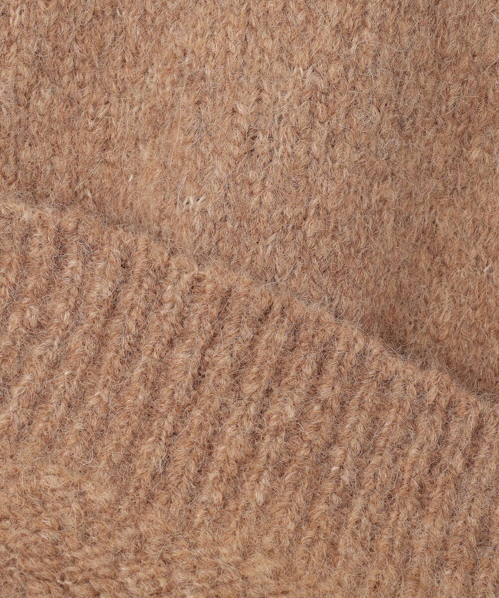 BEIGE， GLAIEULS / アルパカ混インターシャニット 