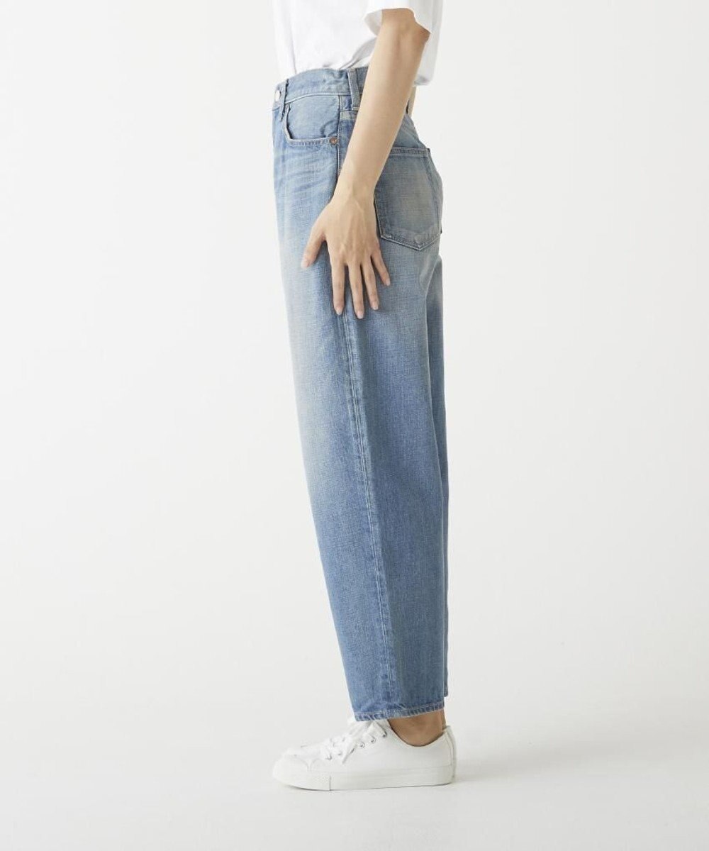 caqu FS ankle boy`s ハイウエストワイドストレートデニム 