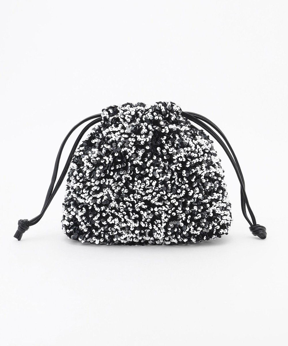 LA BAGAGERIE 【MONICA】スパンコール巾着ショルダー 
