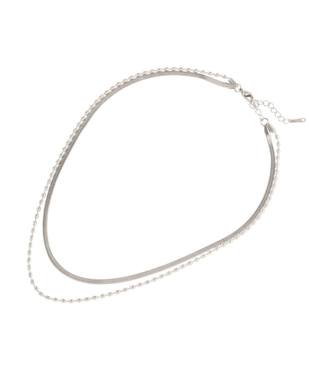 AMERICAN HOLIC 【ステンレス】スネーク2連ネックレス 