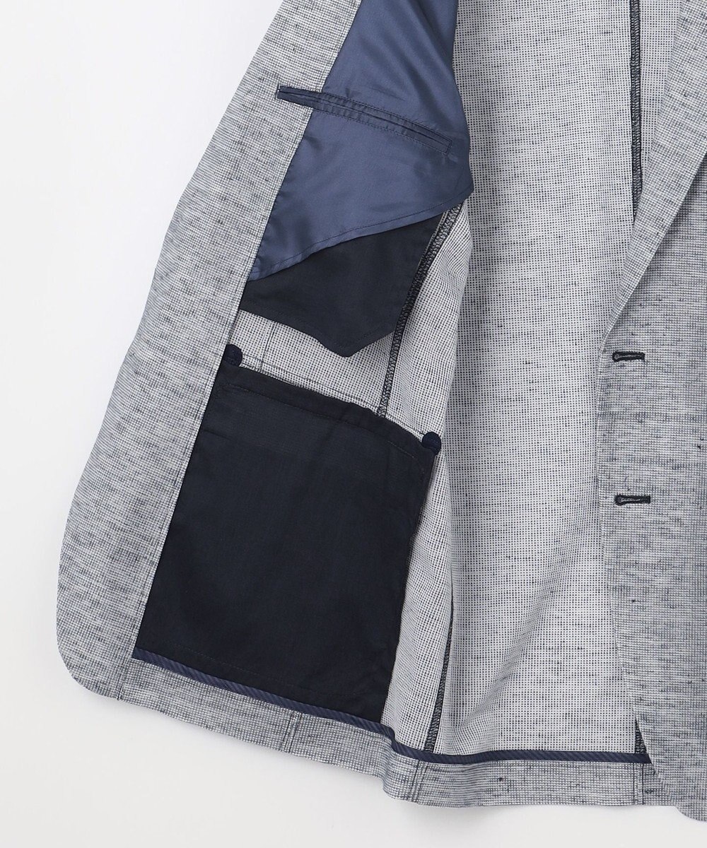 JOSEPH ABBOUD 【清涼感/軽量】リネンTOPピケ ジャケット 