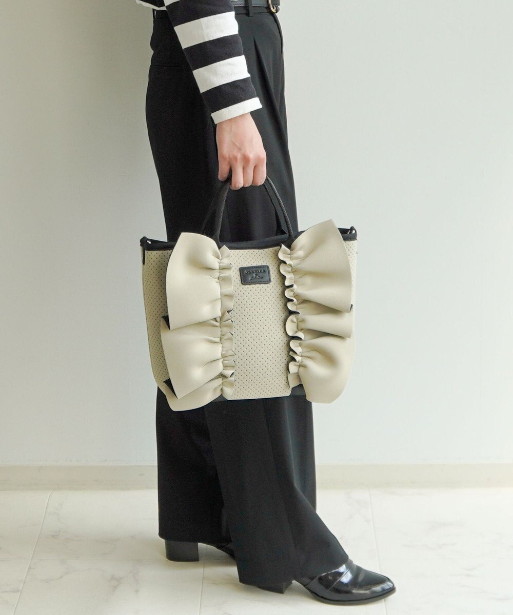ACE BAGS & LUGGAGE JEWELNA by Jewelna Rose フリルトートバッグ 16205 軽量 2WAY ショルダーバッグ リボン 