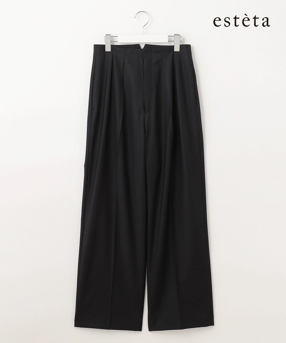 新品【R(アール)】ウールトロストレッチ パンツ　44サイズサイズ44大きいサイズ