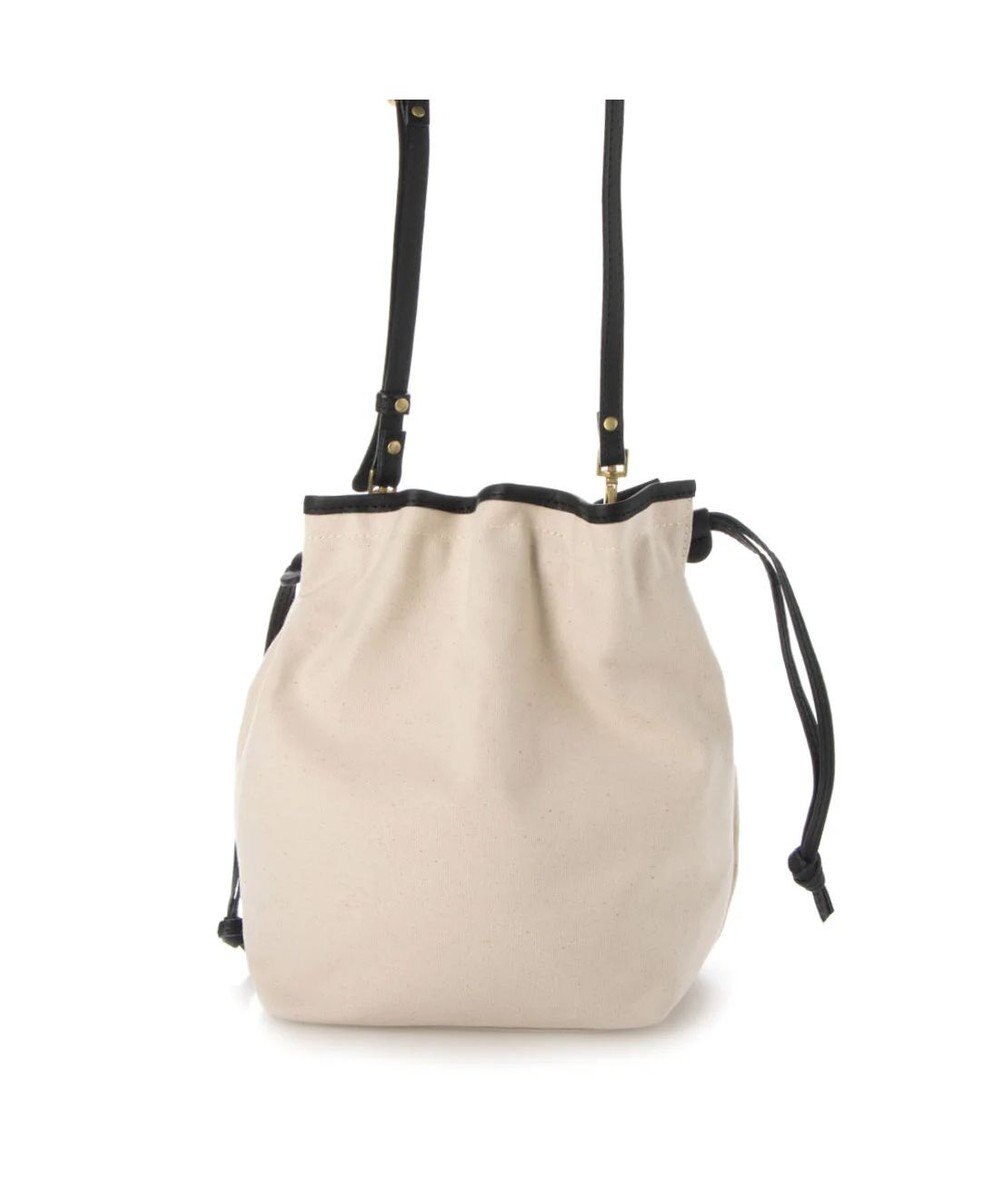 UNBILLION perche パラフィン防水キャンバスドロストショルダーバッグ 