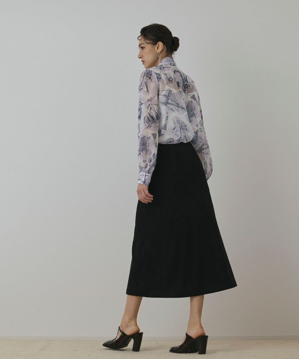 GRACE CONTINENTAL スカ－フタイブラウス 