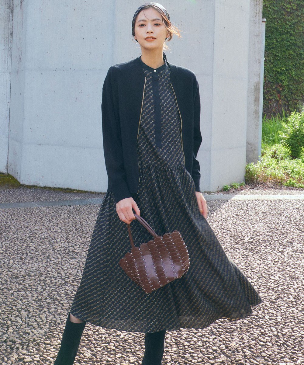 23区 Ratti チェーンモチーフ ダイヤ スカーフ 