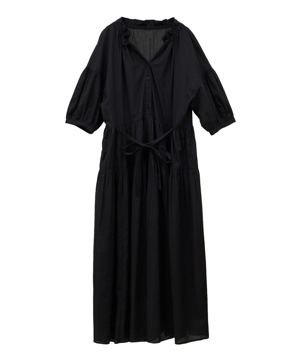 CRAFT STANDARD BOUTIQUE インド綿ティアードマキシワンピース 