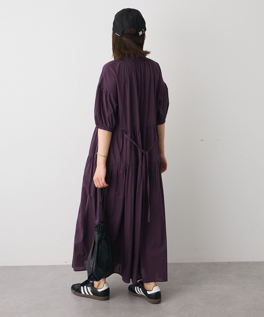 CRAFT STANDARD BOUTIQUE インド綿ティアードマキシワンピース 
