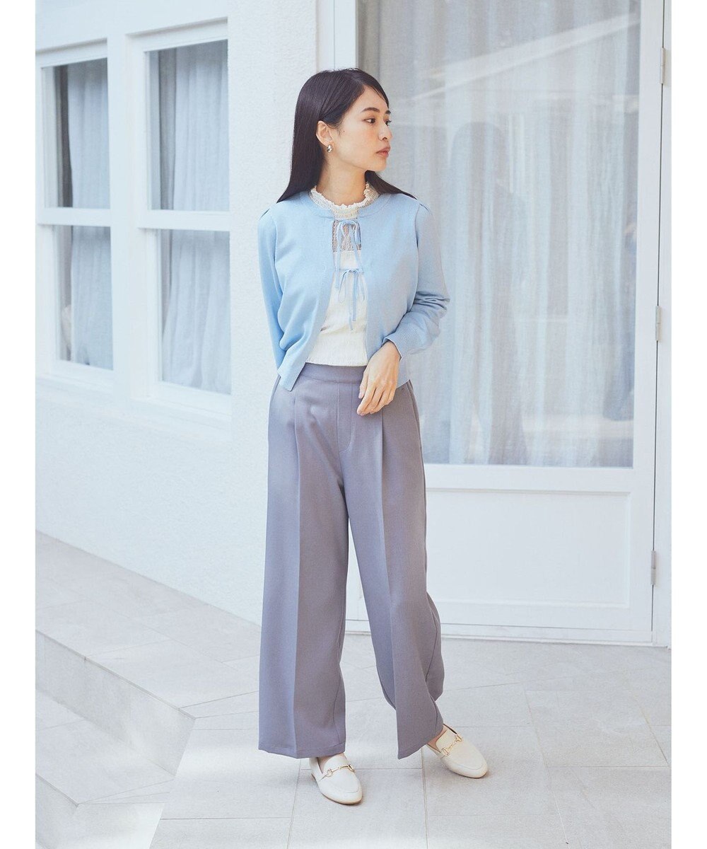 earth music&ecology ラメニットカーディガン 