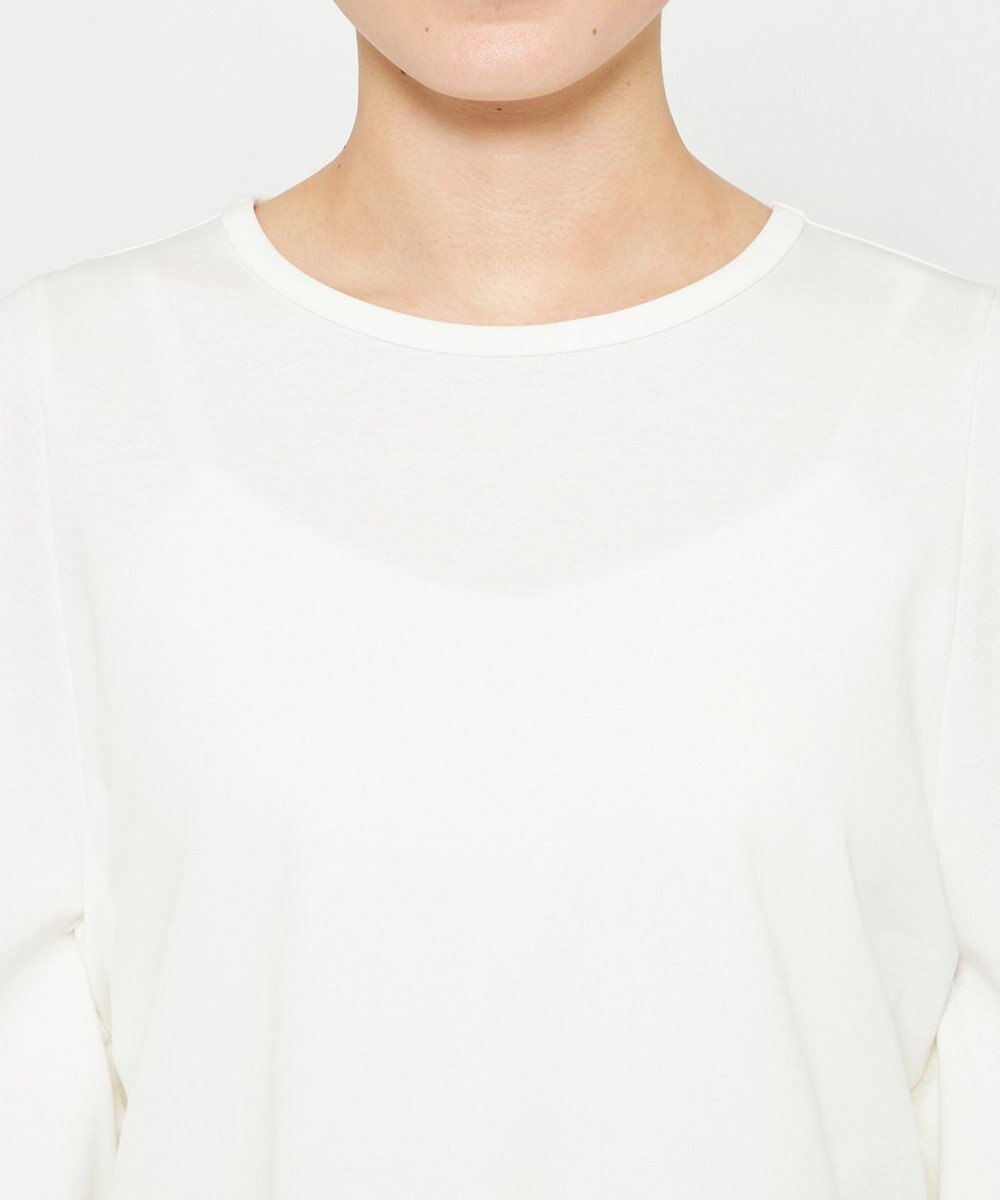 uncrave ダブルフェイスジャージー ハンカチスリーブトップス 