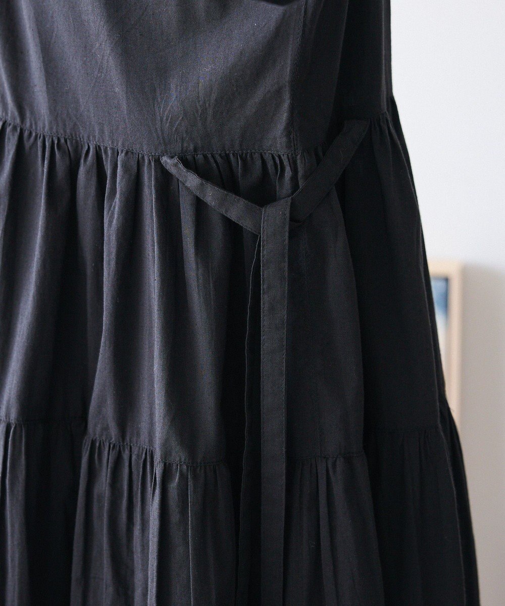 CRAFT STANDARD BOUTIQUE インド綿ティアードマキシワンピース 