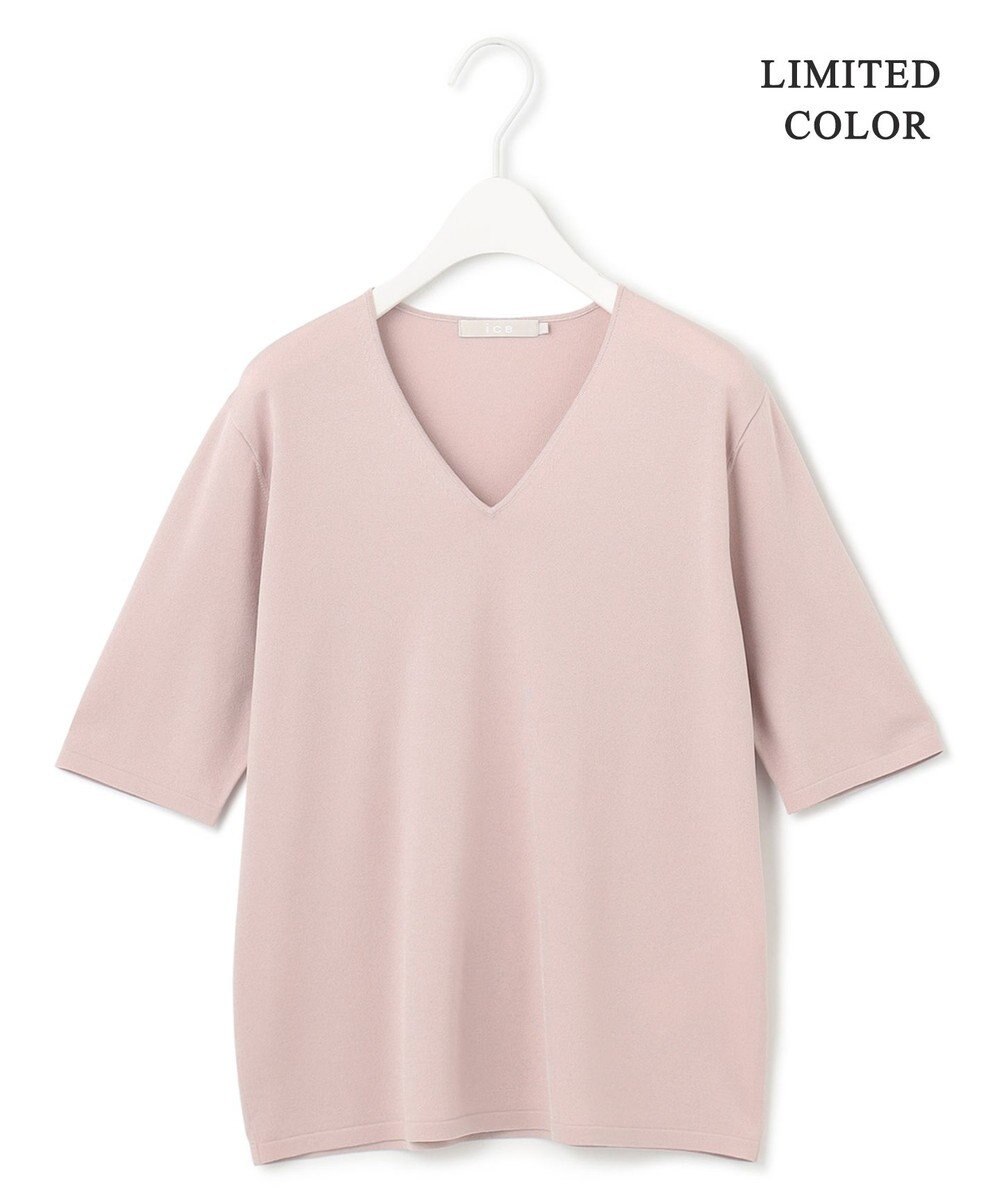 ICB L 【WEB限定カラーあり】 シンセティックハイゲージ 半袖ニット 