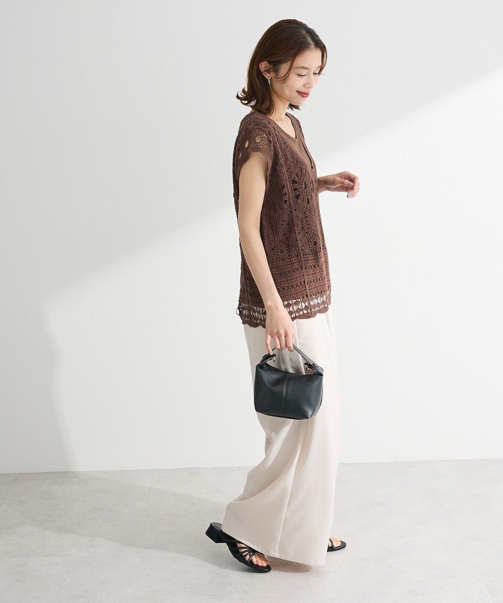 Green Parks ＳＥＴ２点クロシェプルオーバー＋タンクトップ 