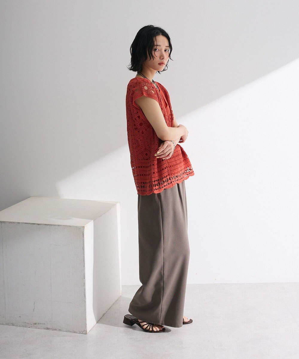 Green Parks ＳＥＴ２点クロシェプルオーバー＋タンクトップ 