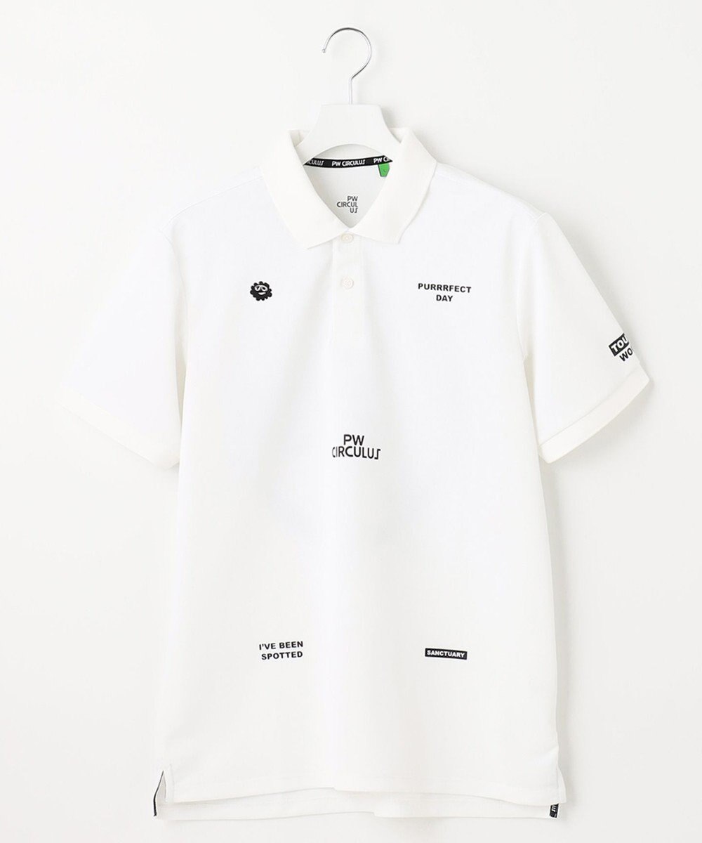 PW CIRCULUS 【MEN】【吸汗速乾】ベーシックカノコ ポロシャツ 