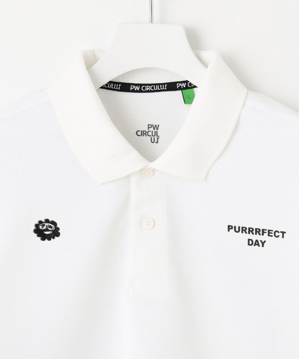 PW CIRCULUS 【MEN】【吸汗速乾】ベーシックカノコ ポロシャツ 
