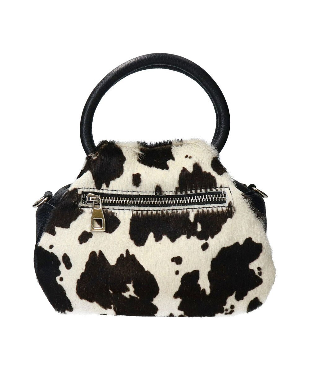 INTER-CHAUSSURES 【ANDREA CARDONE ITALI】異素材コンビハンドバッグ 