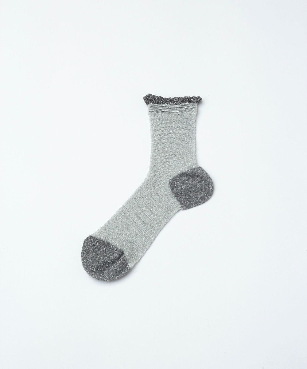 TRICOTE SHEER BUMPY SOCKS / シアーバンピソックス 90WHITE