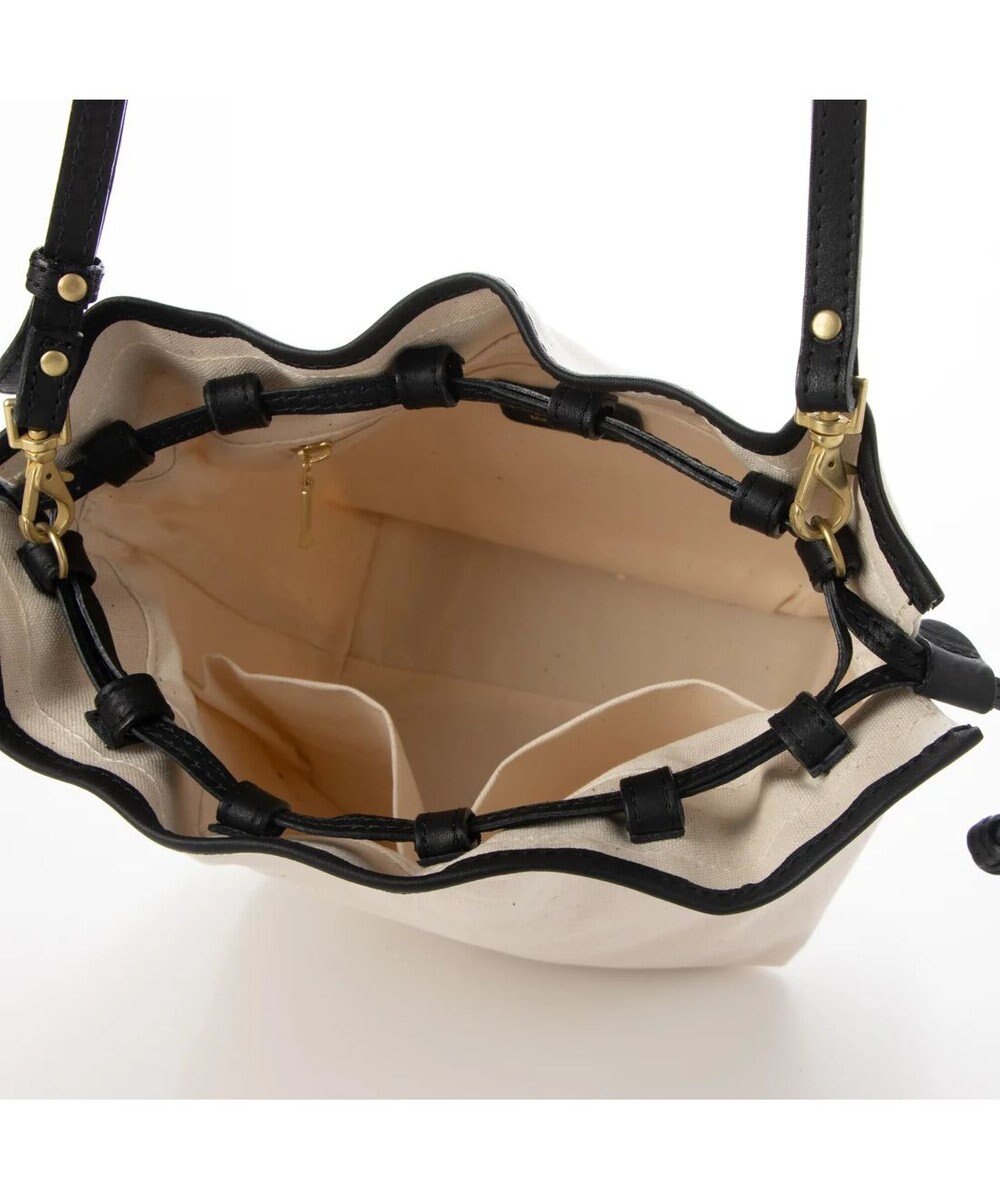 UNBILLION perche パラフィン防水キャンバスドロストショルダーバッグ 