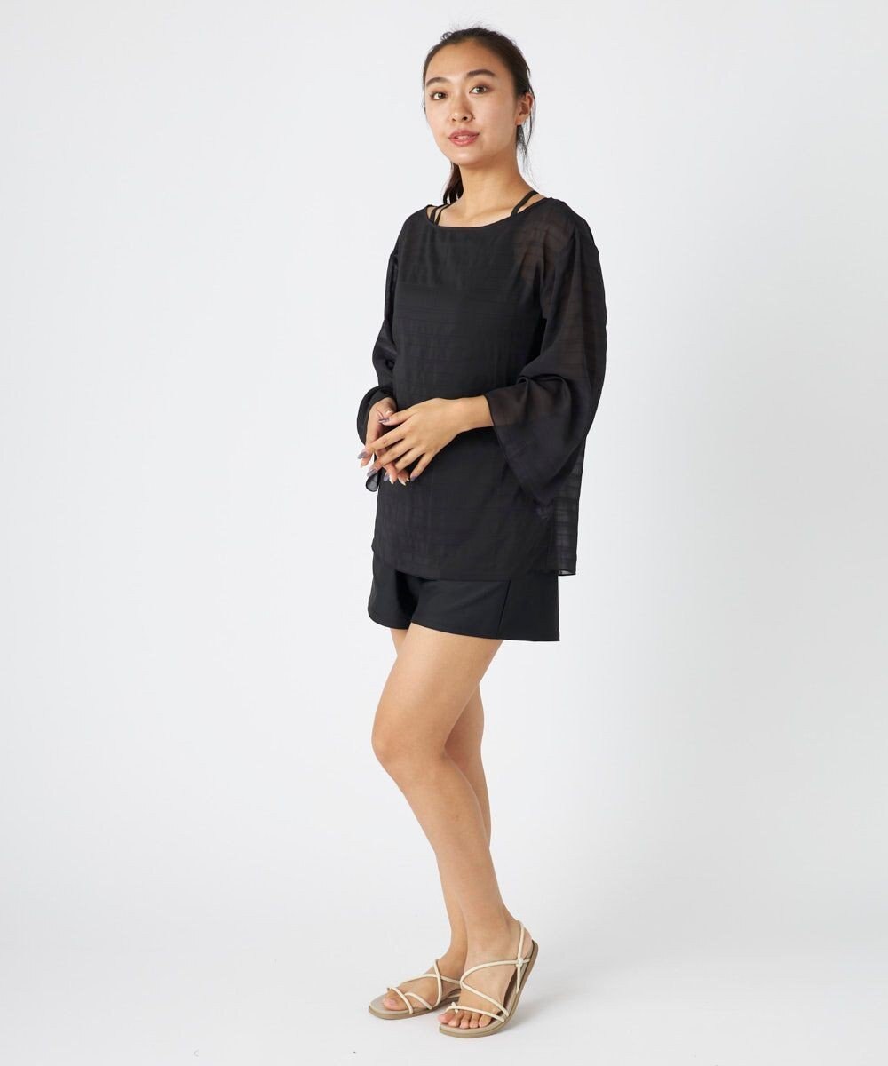 OP／FILA 【Ocean Pacific】シアートップス付き4点セット水着 