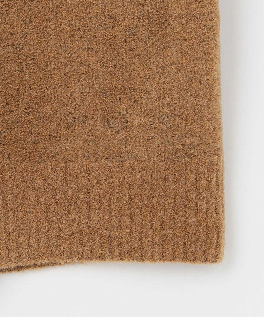 JOSEPH ABBOUD 【インポート素材/ふわふわ】ブークレー  ハイネック  ジップ プルオーバー ニット 