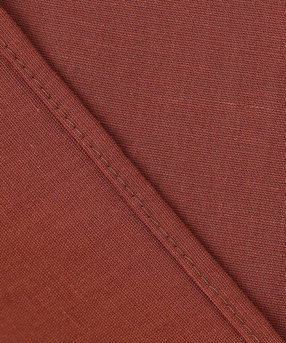 ICB 【洗える】T/Rドライリネン クロップドシャツ 