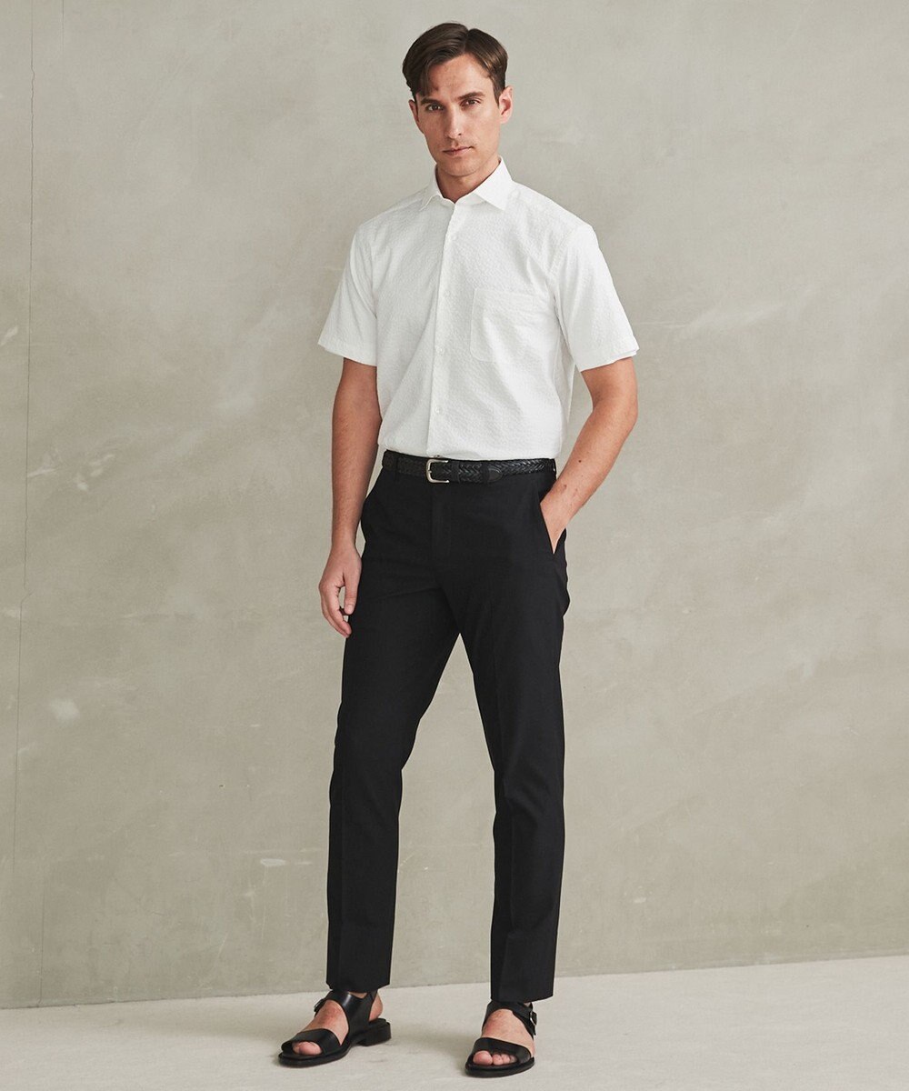 GOTAIRIKU リラックスシルエット【高通気性/吸水速乾】ドッツエアー クールマックスサッカーシャツ 