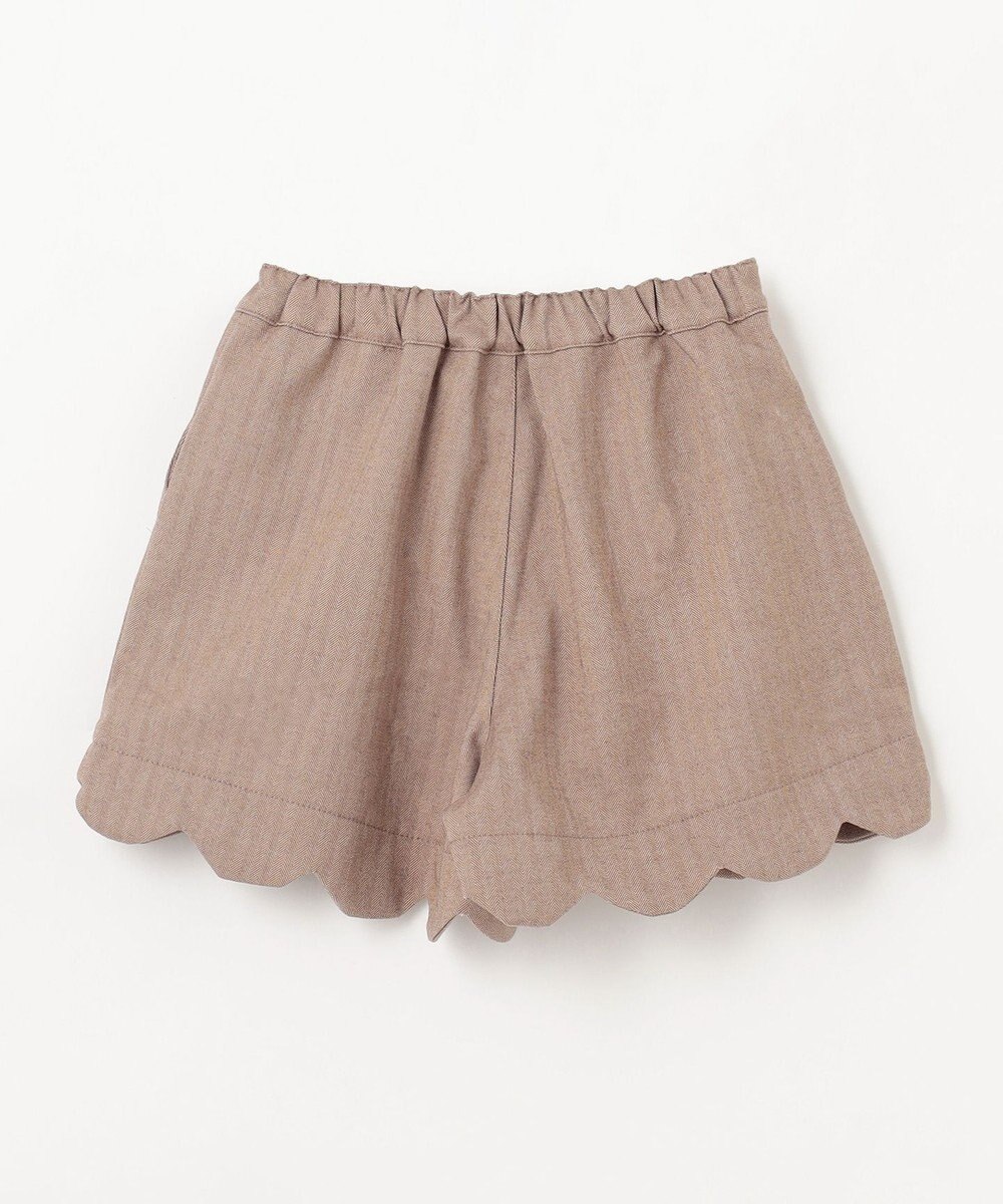 ANY KIDS ミニ丈 へリンボン キュロット 