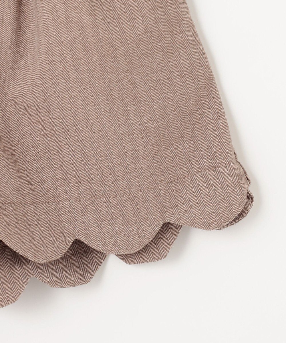 ANY KIDS ミニ丈 へリンボン キュロット 