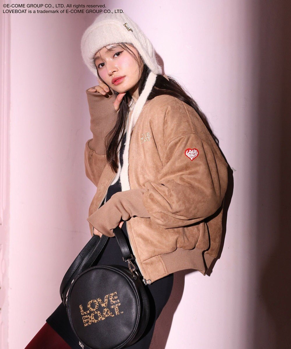 Green Parks ■ＬＯＶＥ　ＢＯＡＴ　スエード調中綿ブルゾン 