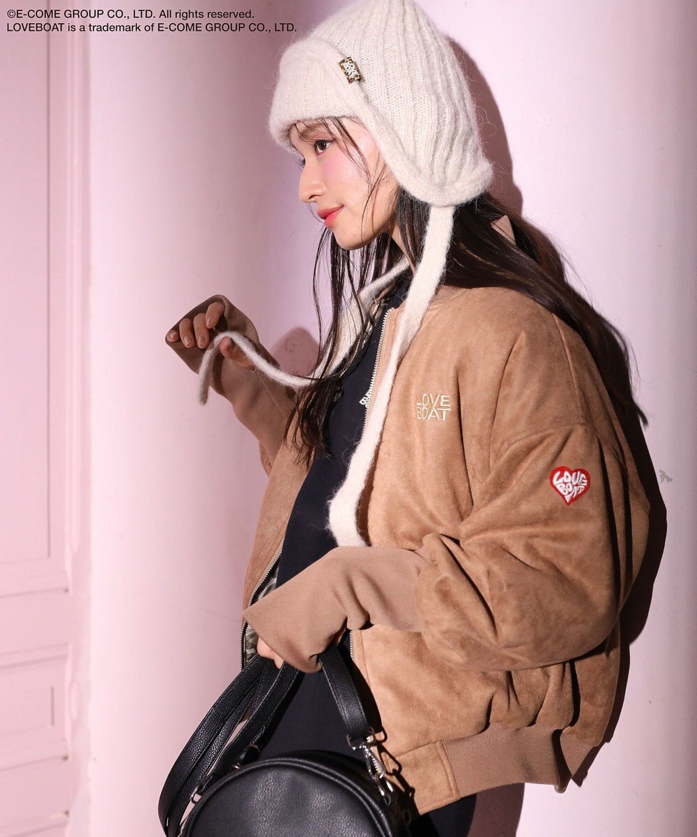 Green Parks ■ＬＯＶＥ　ＢＯＡＴ　スエード調中綿ブルゾン 