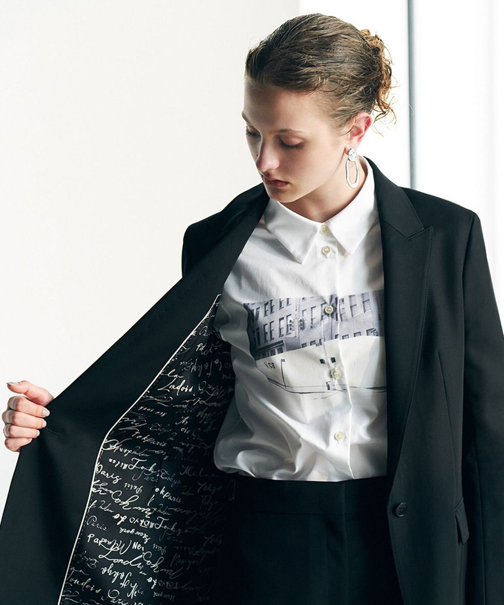 ICB 【30th ANNIVERSARY】ヴィスコースウールツイル ピークドラペルジャケット 