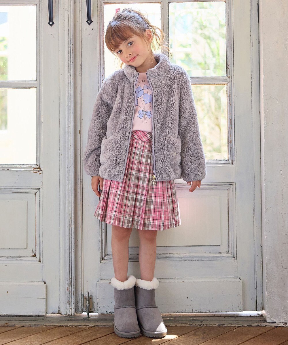 ANY KIDS ネコポケットボアブルゾン 