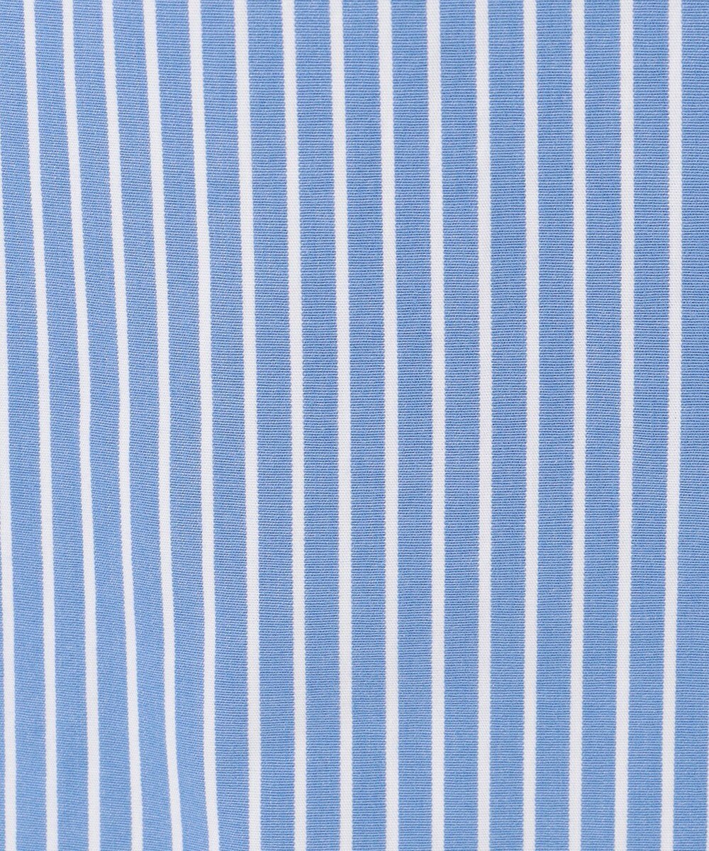 J.PRESS MEN パッチフラップ マルチストライプ バンドカラーシャツ 