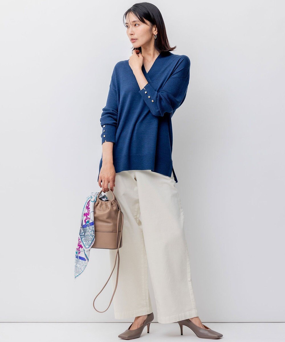 23区 ORSETTO CAVOLO レザー ハンドバッグ 