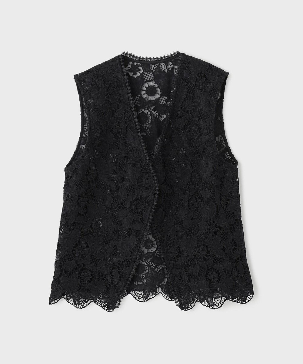 GRACE CONTINENTAL レース刺繍ベスト 