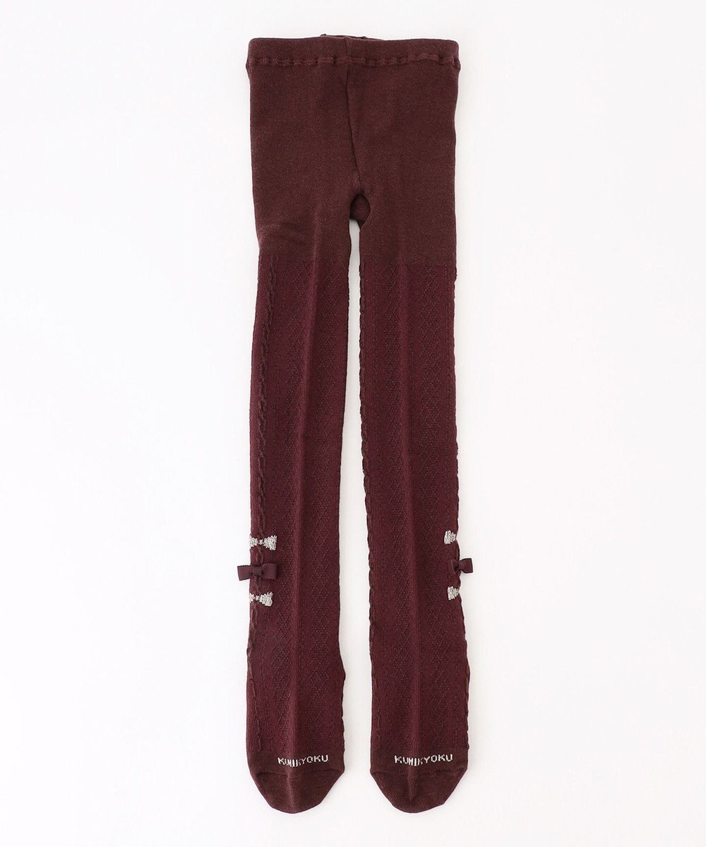 組曲 KIDS 【100-160㎝】トリオリボン タイツ 