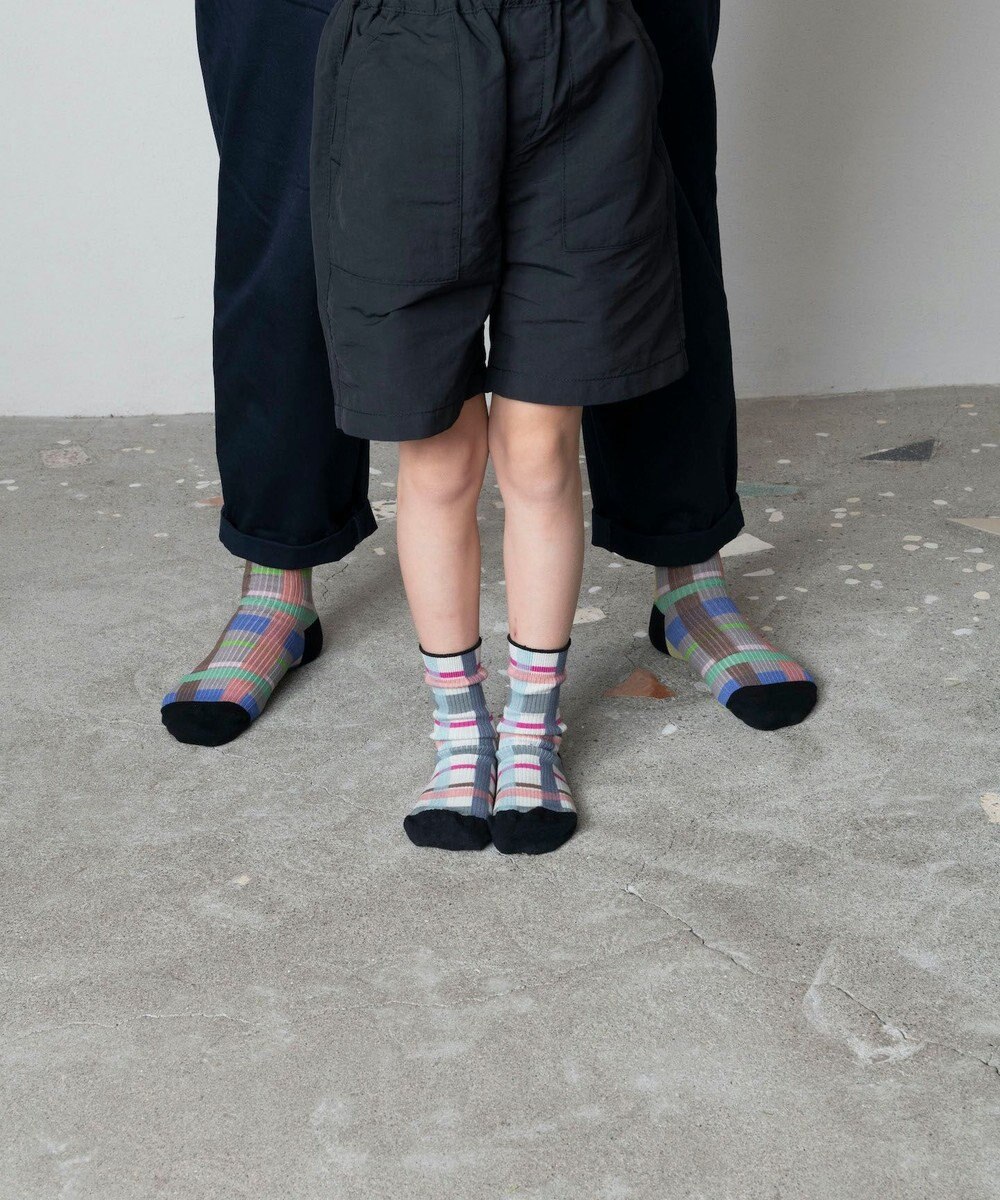 TRICOTE CHECK LINK SOCKS／チェックリンクソックス 