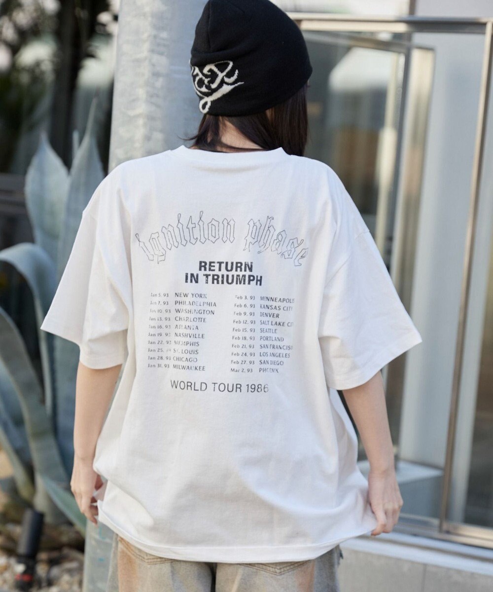 WEGO ヴィンテージウォッシュグラフィックBIGT 