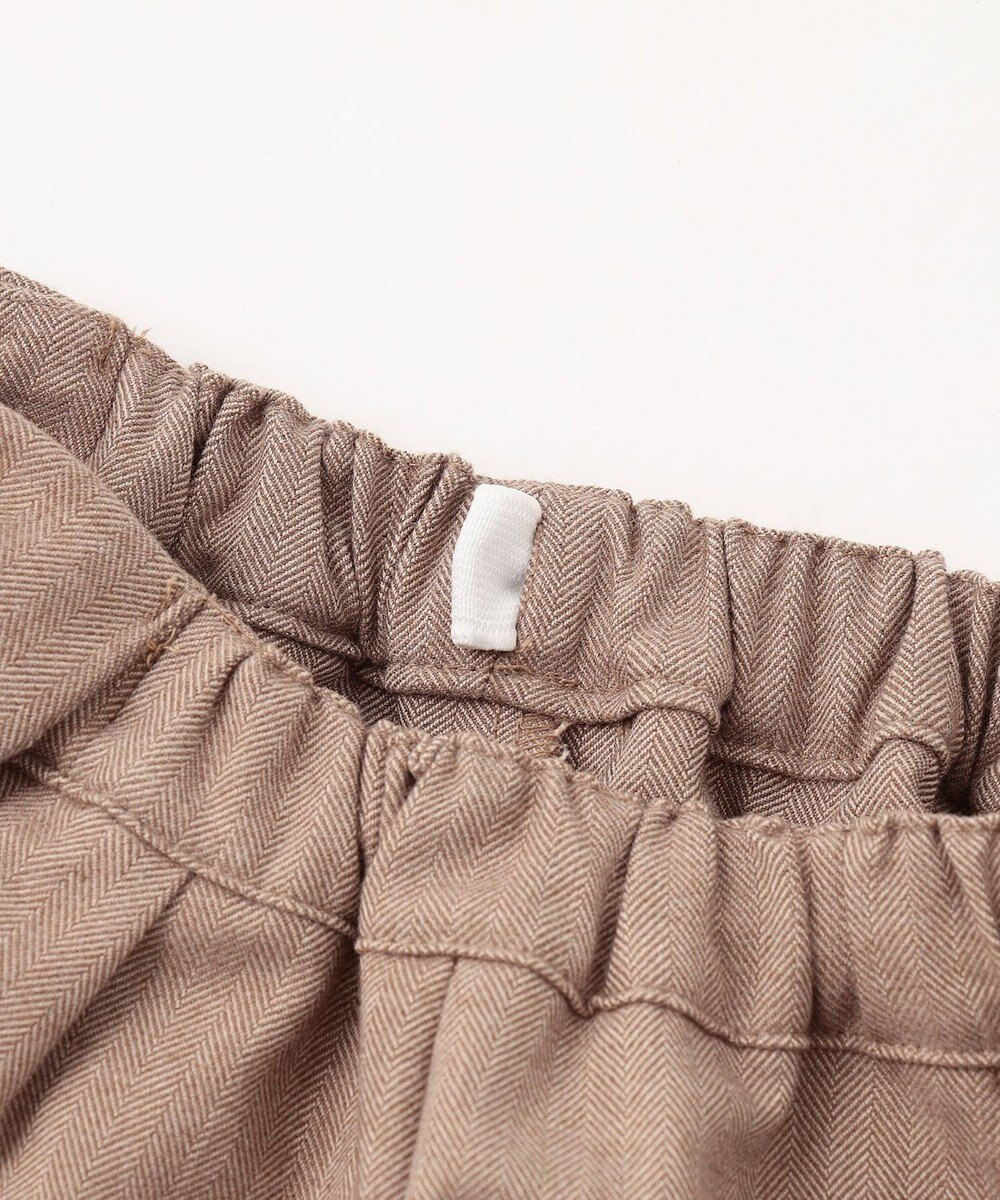 ANY KIDS ミニ丈 へリンボン キュロット 