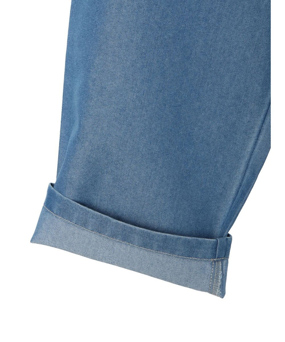 Green Parks インド綿 デニムストレートパンツ 