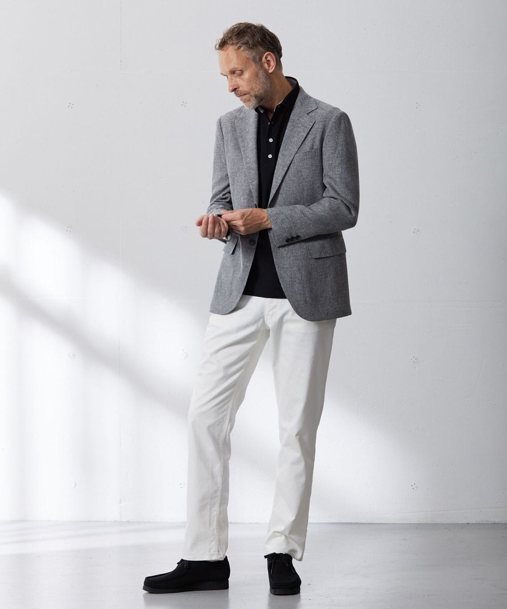 J.PRESS MEN ピケストレッチ スローンデニムス 