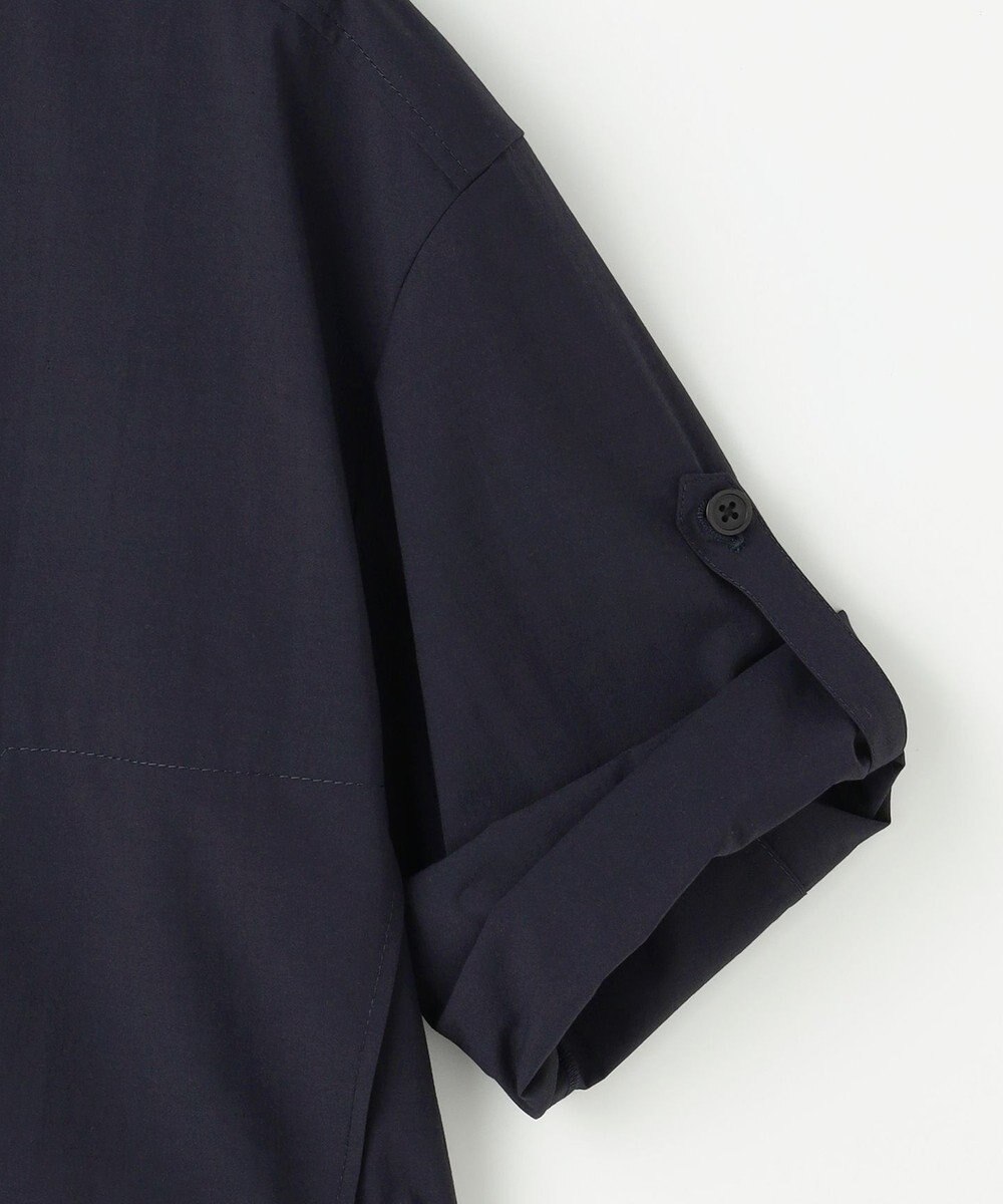 自由区 ファンクショナルブロード ノーカラーブルゾン 