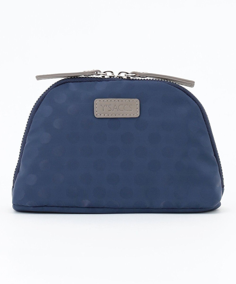 Y'SACCS ドットジャカード　コスメポーチ 