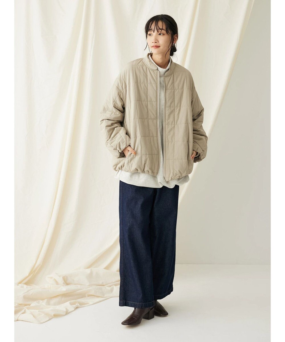 CRAFT STANDARD BOUTIQUE 蓄熱 スクエアキルトブルゾン 